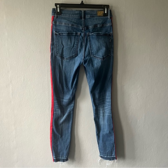 Express High Rise Distressed Ankle Jeggings Size 4 - Picture 6 of 7